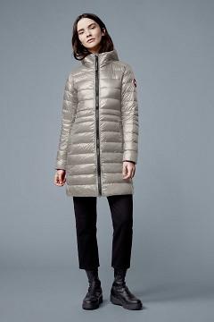 Chamarras Canada Goose Mujer México - Cypress Chaqueta De Plumas Beige CP4817063